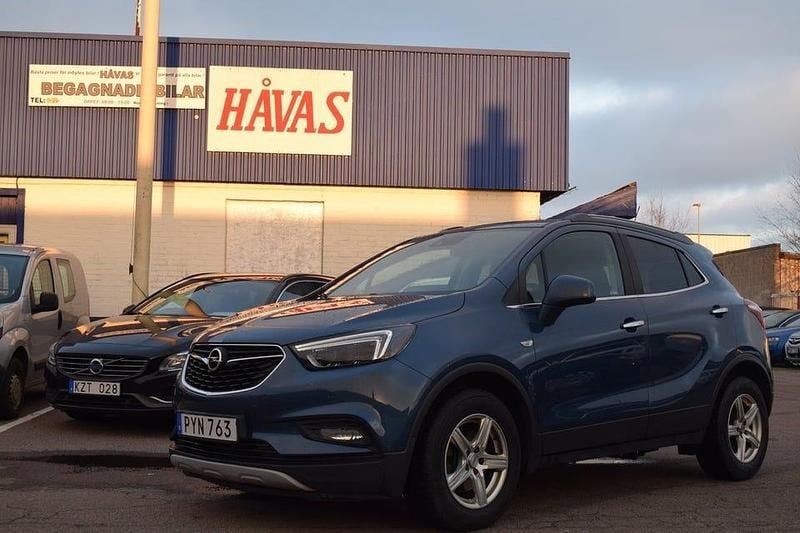Blå Begagnad 2017 Opel Mokka X Dynamic SUV | 79 900 kr (Marknadspris) - Bild 1/4