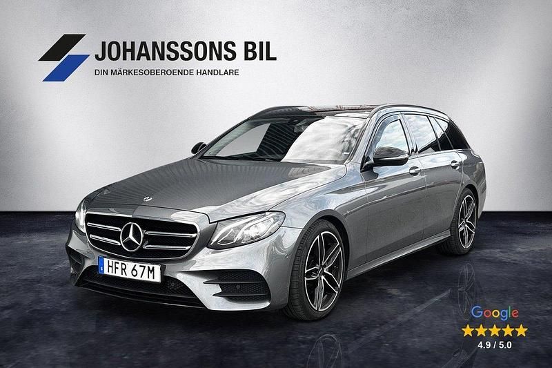 Grå Begagnad 2019 Mercedes E220 AMG Kombi | 349 900 kr (Marknadspris) - Bild 1/4