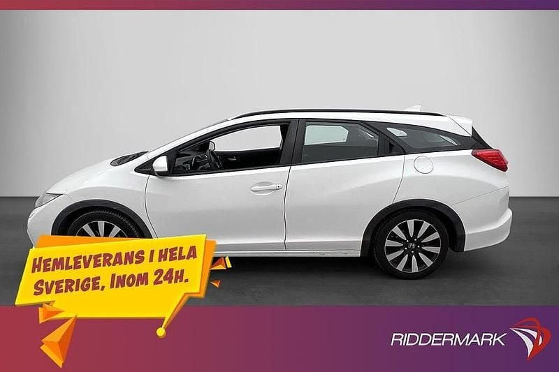 Begagnad Honda Civic Elegance 141 HK (103 kW) 2014 Vit Kombi
