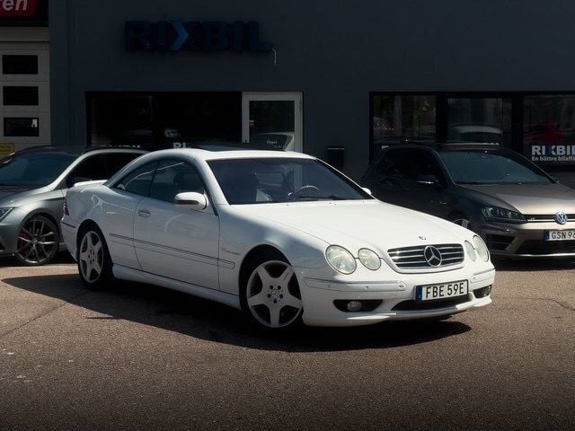 Vit Begagnad 2001 Mercedes CL55 AMG AMG Sportkupé | 189 900 kr - Bild 1/4