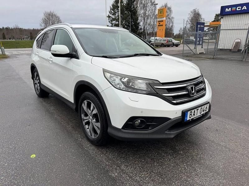 Vit Begagnad 2014 Honda CR-V SUV | 94 900 kr (Bra pris) - Bild 1/4