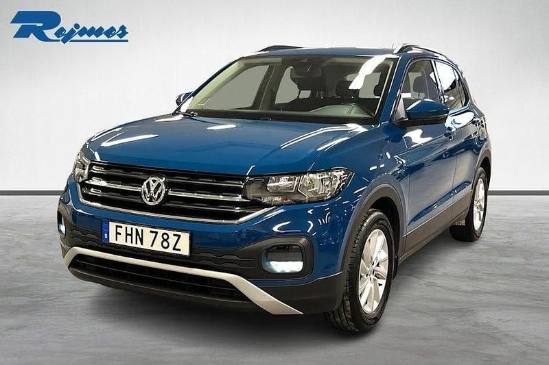 Blå Begagnad 2021 VW T-Cross SUV | 139 800 kr (Bra pris) - Bild 1/4