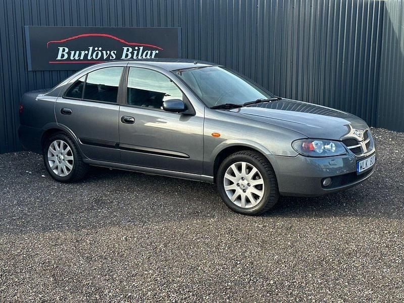 Grå Begagnad 2004 Nissan Almera Sedan | 22 800 kr - Bild 1/4