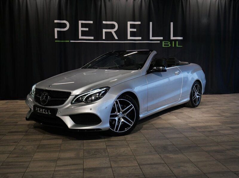 Silver Begagnad 2016 Mercedes E320 AMG Cab | 335 900 kr - Bild 1/4