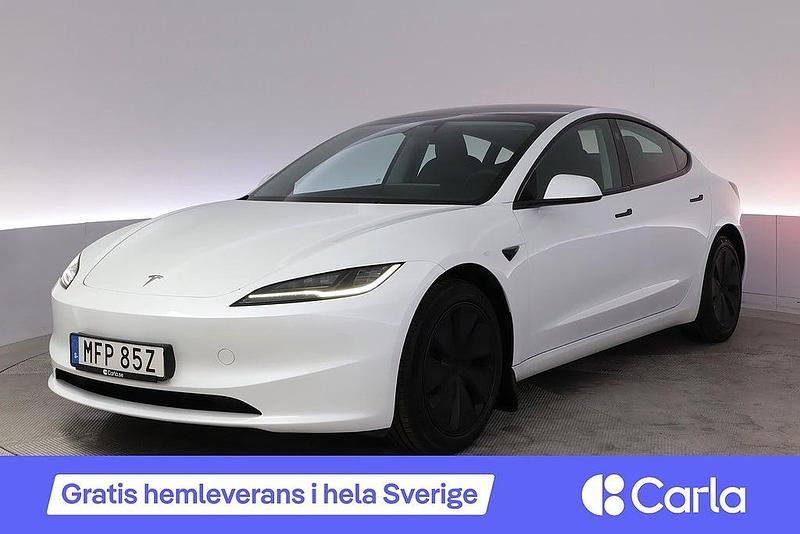 Vit Begagnad 2024 Tesla Model 3 Long Range AWD Sedan | 477 900 kr (Dyr) - Bild 1/4