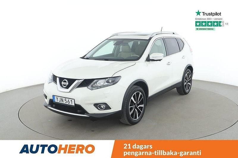 Vit Begagnad 2016 Nissan X-Trail Tekna SUV | 180 000 kr (Marknadspris) - Bild 1/4