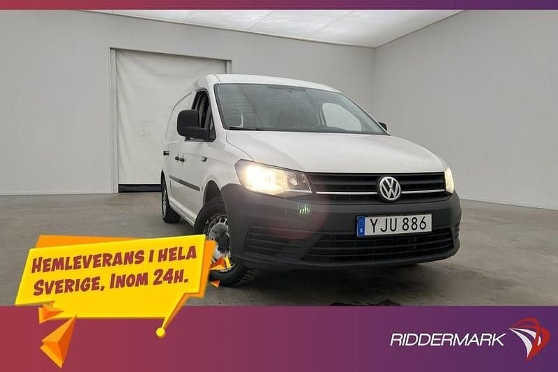 Vit Begagnad 2017 VW Caddy Maxi Minibuss | 119 800 kr (Marknadspris) - Bild 1/3