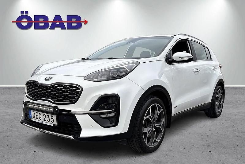 Vit Begagnad 2019 Kia Sportage GT-Line SUV | 238 900 kr (Lite dyr) - Bild 1/4