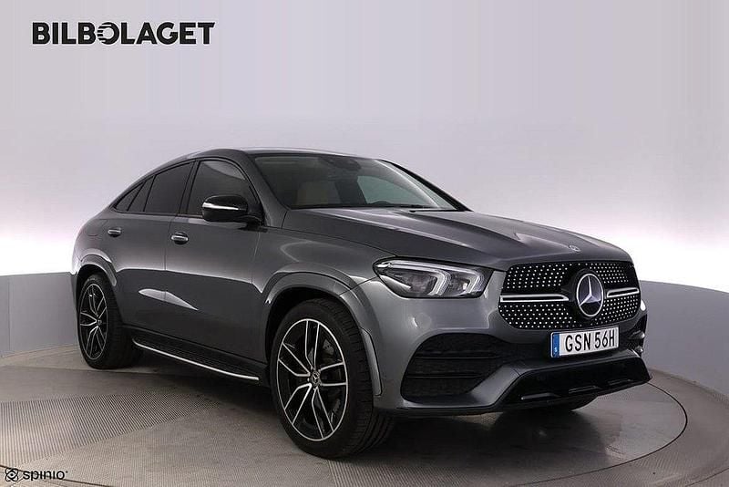 Grå Begagnad 2023 Mercedes GLE350 AMG Sportkupé | 899 800 kr - Bild 1/4