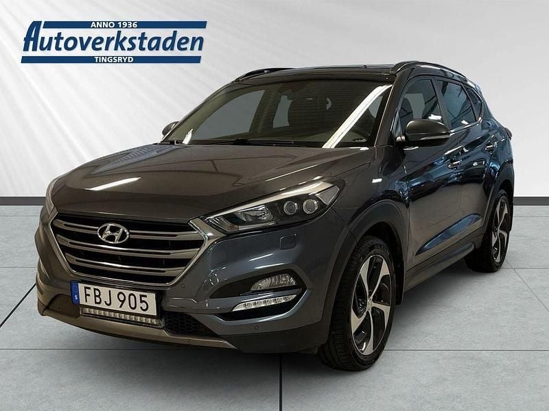 Mörkgrå (grå) Begagnad 2016 Hyundai Tucson Premium SUV | 152 000 kr (Lite dyr) - Bild 1/4
