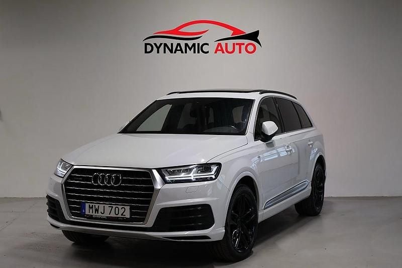 Begagnad Audi Q7 S-Line 272 HK (200 kW) 2015 Vit SUV