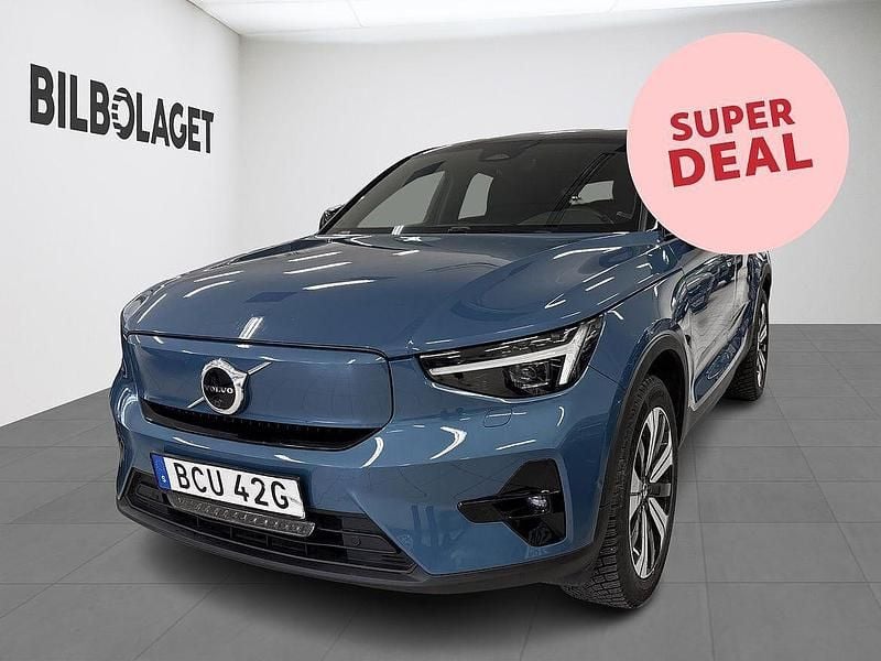 Blå Begagnad 2022 Volvo EC40 SUV | 359 500 kr (Superpris) - Bild 1/4