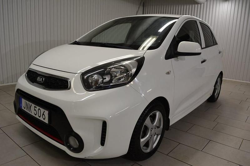 Vit Begagnad 2016 Kia Picanto Halvkombi | 44 000 kr (Marknadspris) - Bild 1/3