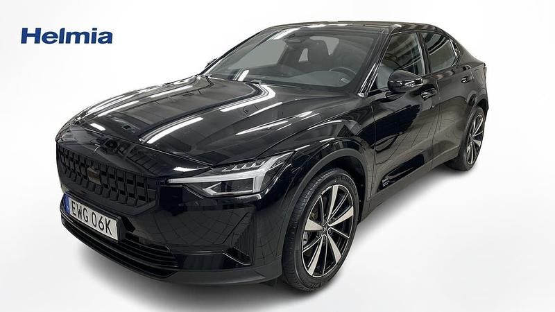 Svart Begagnad 2022 Polestar 2 Plus Sedan | 339 000 kr (Marknadspris) - Bild 1/4