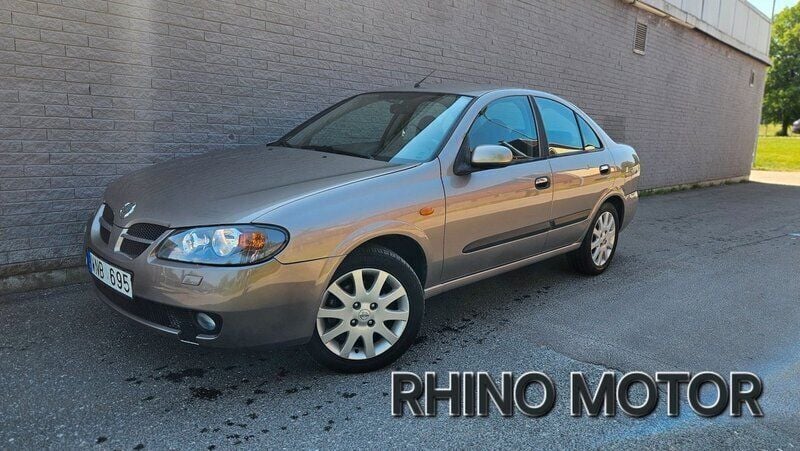 Ljusbrun Begagnad 2005 Nissan Almera Sedan | 29 800 kr (Marknadspris) - Bild 1/4