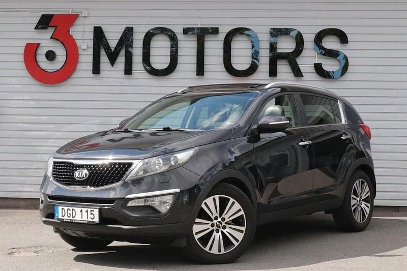 Svart Begagnad 2014 Kia Sportage SUV | 122 900 kr (Marknadspris) - Bild 1/4