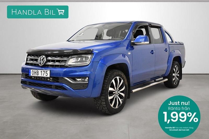 Blå Begagnad 2017 VW Amarok Aventura Pickup | 329 900 kr (Bra pris) - Bild 1/3