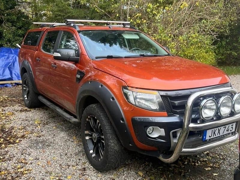 Orange Begagnad 2013 Ford Ranger Pickup | 169 900 kr (Marknadspris) - Bild 1/4