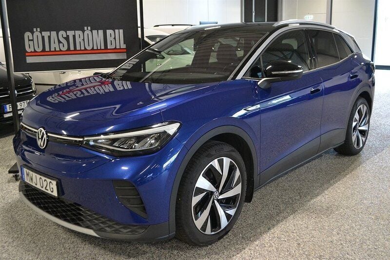Blå Begagnad 2021 VW ID.4 Pro Performance SUV | 245 000 kr (Bra pris) - Bild 1/4