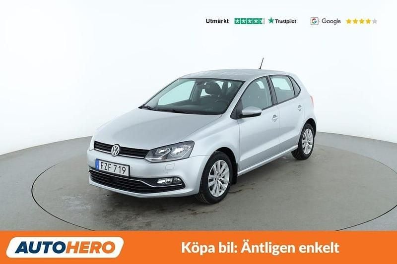 Silver Begagnad 2016 VW Polo Halvkombi | 102 000 kr (Marknadspris) - Bild 1/4