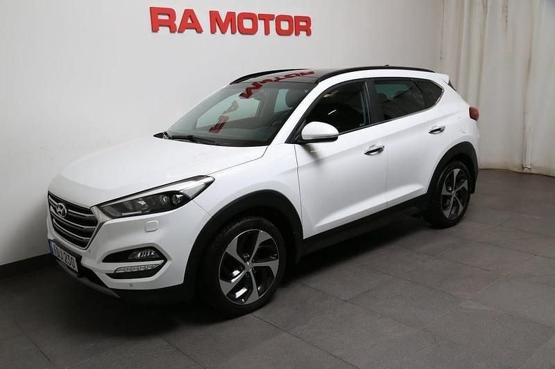 Vit Begagnad 2017 Hyundai Tucson Premium SUV | 179 900 kr (Marknadspris) - Bild 1/2