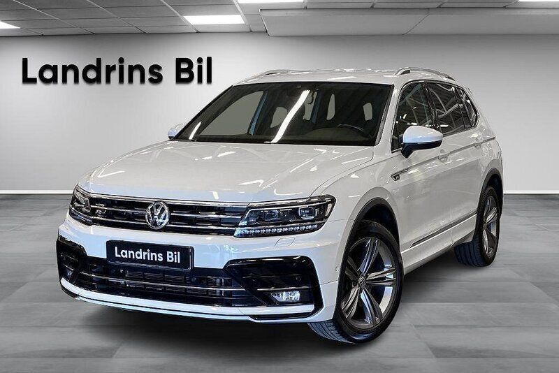 Vit Begagnad 2019 VW Tiguan Allspace GT SUV | 319 000 kr (Lite dyr) - Bild 1/4