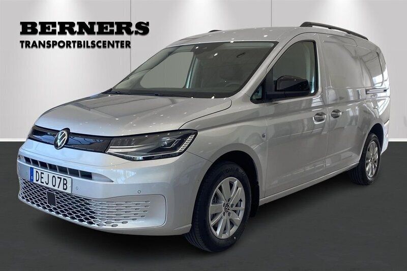 Silver Ny 2025 VW Caddy Maxi Minibuss | 504 500 kr (Lite dyr) - Bild 1/4