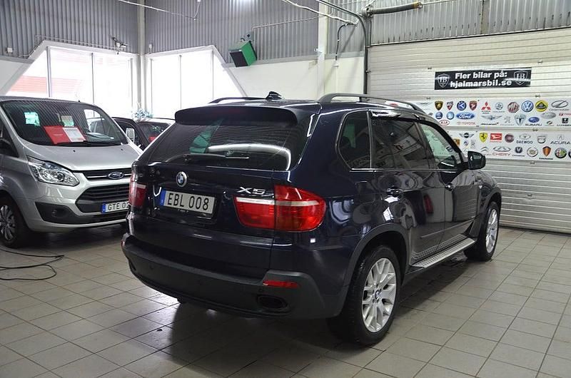 Begagnad BMW X5 Sport Line 286 HK (210 kW) 2008 Blå SUV