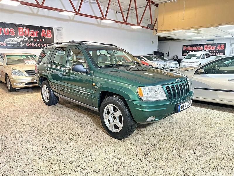 Grön Begagnad 1999 Jeep Grand Cherokee SUV | 39 900 kr - Bild 1/4