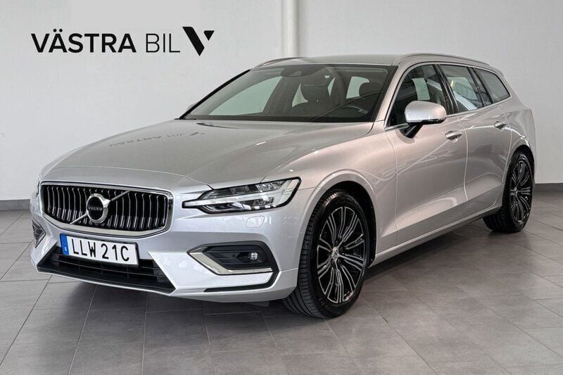 Silver Begagnad 2019 Volvo V60 Inscription Kombi | 309 900 kr (Bra pris) - Bild 1/4