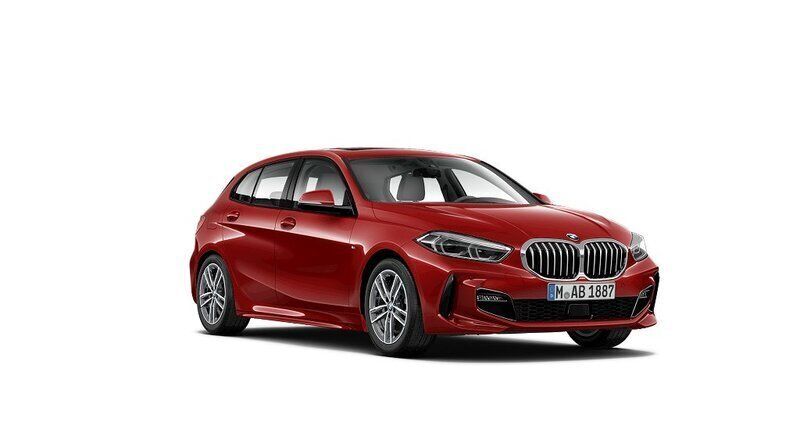 Röd Begagnad 2022 BMW 118 M Sport Halvkombi | 279 500 kr (Lite dyr) - Bild 1/4