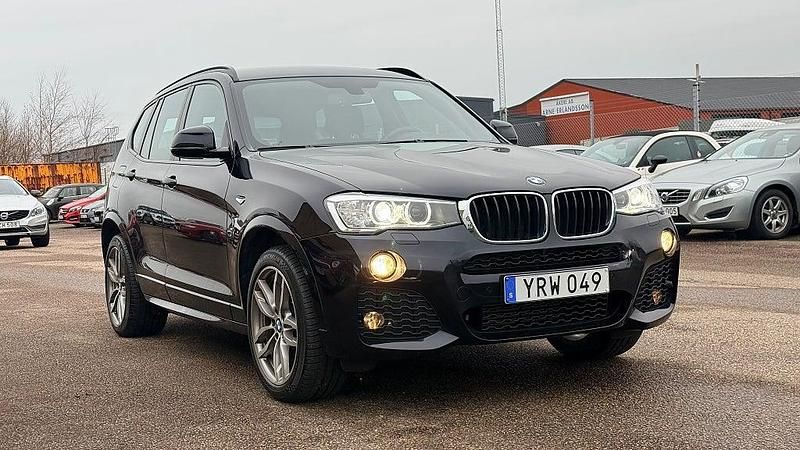 Begagnad BMW X3 M Sport 191 HK (140 kW) 2017 Svart SUV