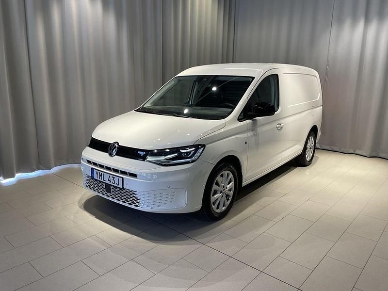 Vit Begagnad 2025 VW Caddy Maxi Minibuss | 384 900 kr (Marknadspris) - Bild 1/4