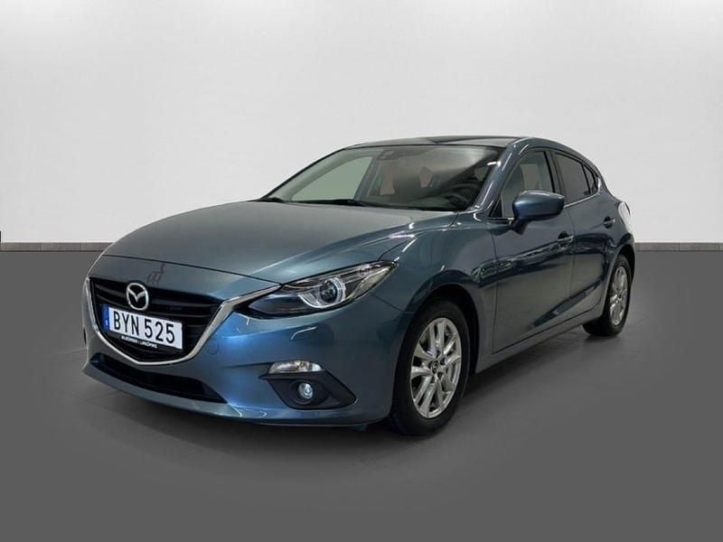 Begagnad Mazda 3 Inclusive 120 HK (88 kW) 2014 Blå Halvkombi