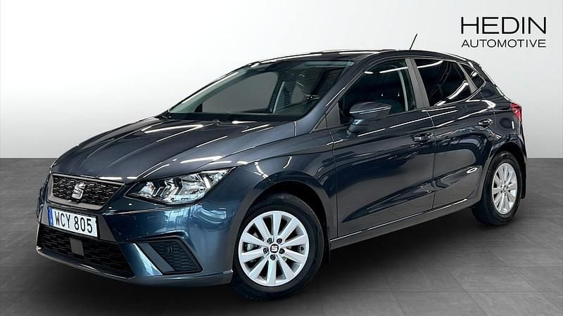 Mörkgrå (grey) Begagnad 2021 Seat Ibiza Halvkombi | 119 900 kr (Bra pris) - Bild 1/4