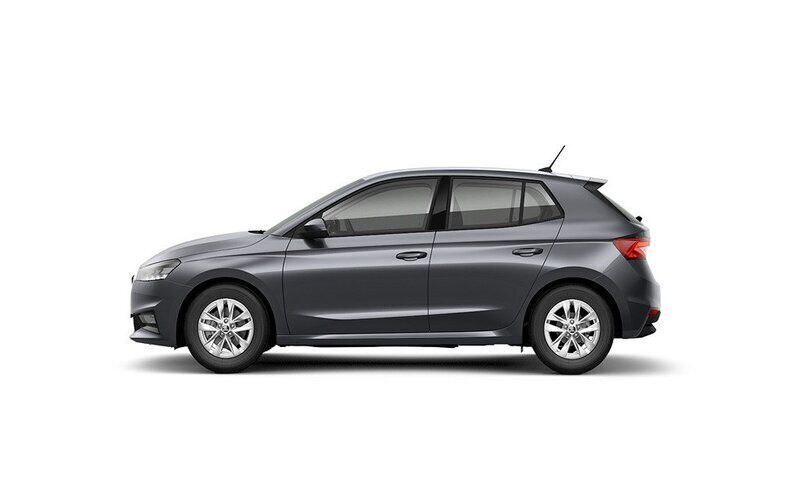 Grå (graphite grey metallic) Ny 2025 Skoda Fabia Selection Halvkombi | 269 300 kr (Marknadspris) - Bild 1/2
