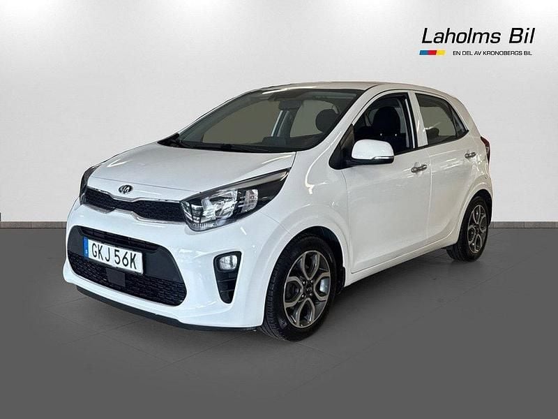 Vit Begagnad 2021 Kia Picanto Advance Halvkombi | 109 900 kr (Marknadspris) - Bild 1/4