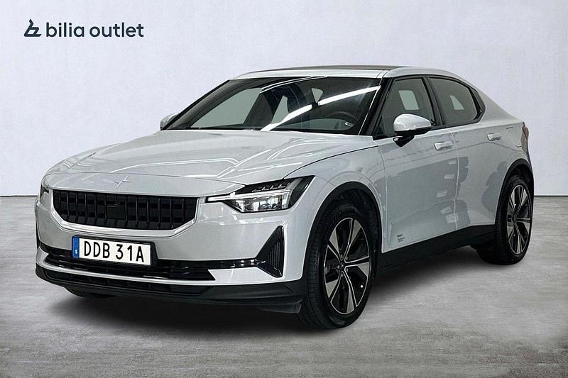 Silver Begagnad 2022 Polestar 2 Plus Sedan | 399 900 kr (Lite dyr) - Bild 1/4