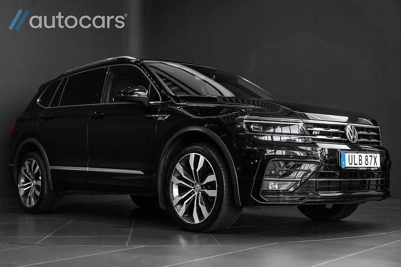 Svart Begagnad 2019 VW Tiguan Allspace R-line SUV | 219 000 kr - Bild 1/4