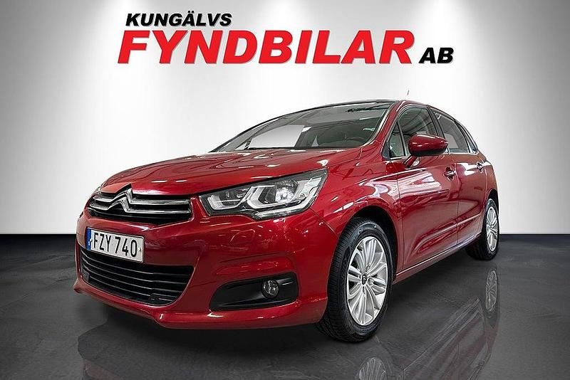 Begagnad Citroën C4 120 HK (88 kW) 2015 Röd Halvkombi