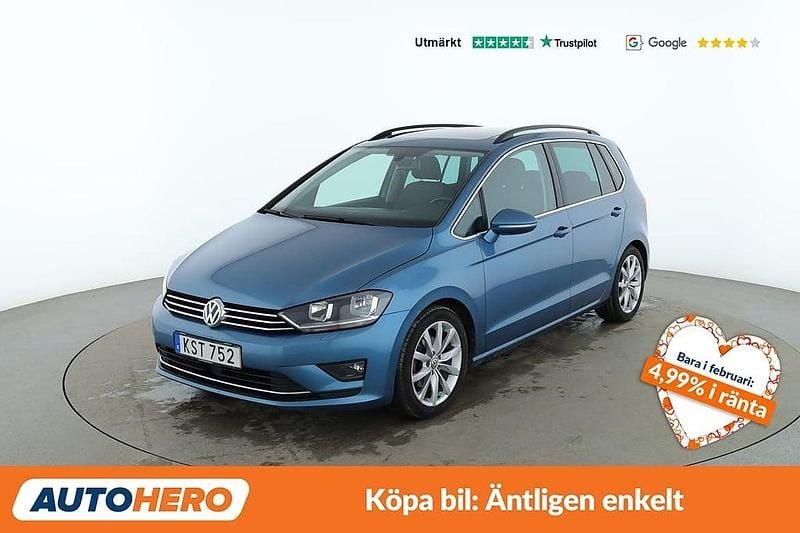 Begagnad VW Golf VII Highline 151 HK (111 kW) 2015 Blå Halvkombi
