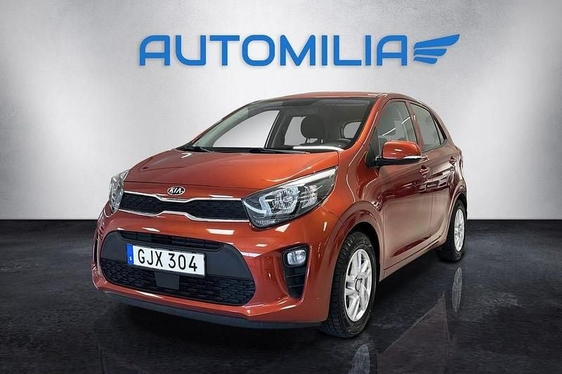 Begagnad Kia Picanto Advance 67 HK (49 kW) 2018 Orange Halvkombi