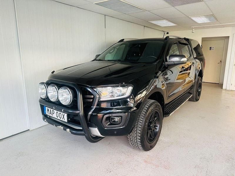 Svart Begagnad 2019 Ford Ranger Pickup | 274 900 kr (Superpris) - Bild 1/4