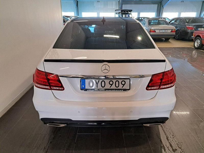Begagnad Mercedes E220 Avantgarde 170 HK (125 kW) 2015 Vit Sedan