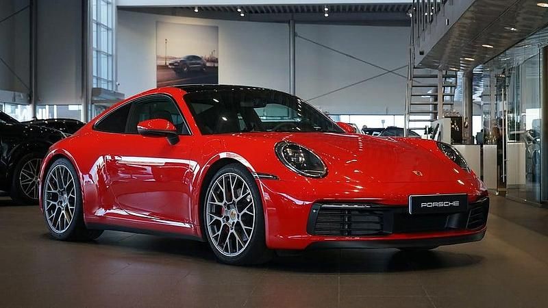 Röd Begagnad 2019 Porsche 911 Carrera 4S Sportkupé | 1 349 000 kr - Bild 1/4