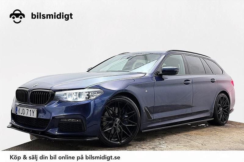 Begagnad BMW 530 M Sport 252 HK (185 kW) 2019 Blå Kombi