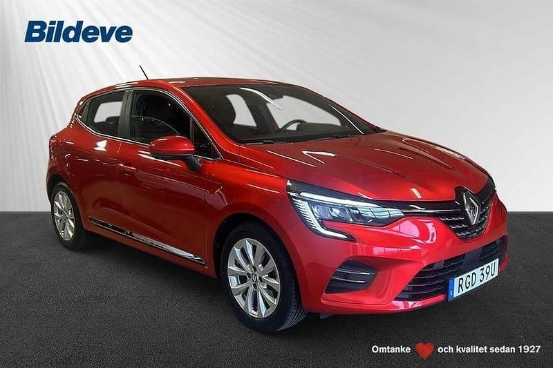 Röd Begagnad 2022 Renault Clio V Intens Halvkombi | 169 900 kr (Marknadspris) - Bild 1/4