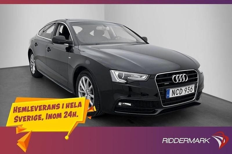 Svart Begagnad 2016 Audi A5 S-Line Sportkupé | 189 800 kr - Bild 1/3