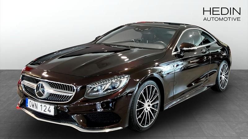 Svart (black) Begagnad 2015 Mercedes S500 Sedan | 579 900 kr - Bild 1/4