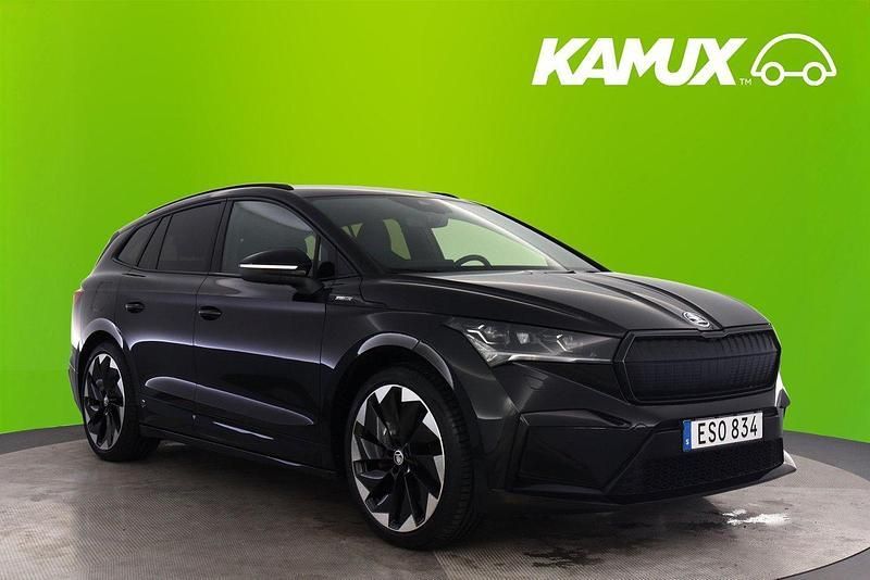 Svart Begagnad 2021 Skoda Enyaq iV SportLine SUV | 358 800 kr - Bild 1/3